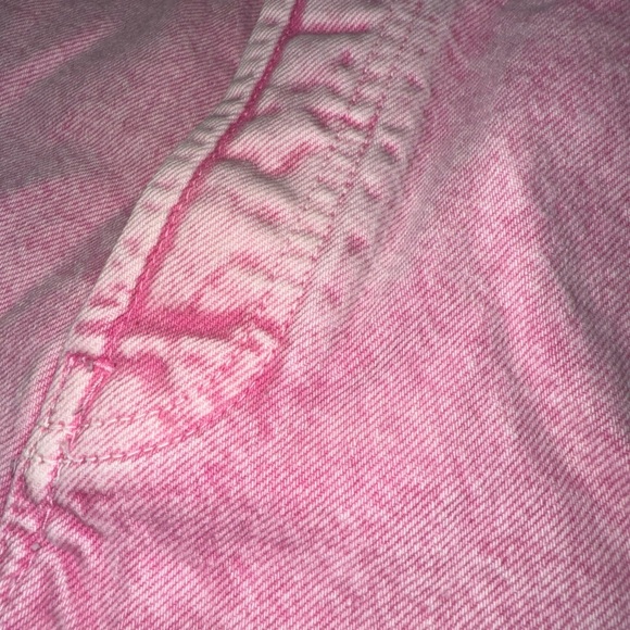 Zara Pink demin shorts - Picture 3 of 4